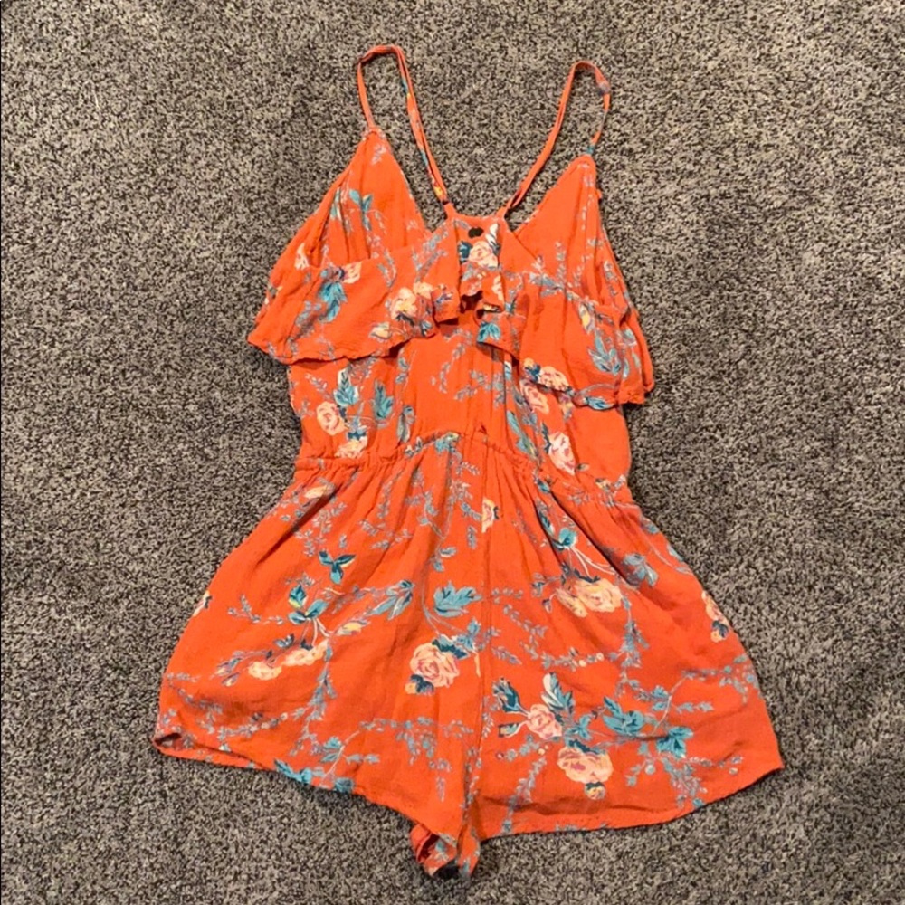 Pink/orange romper - Picture 2 of 2